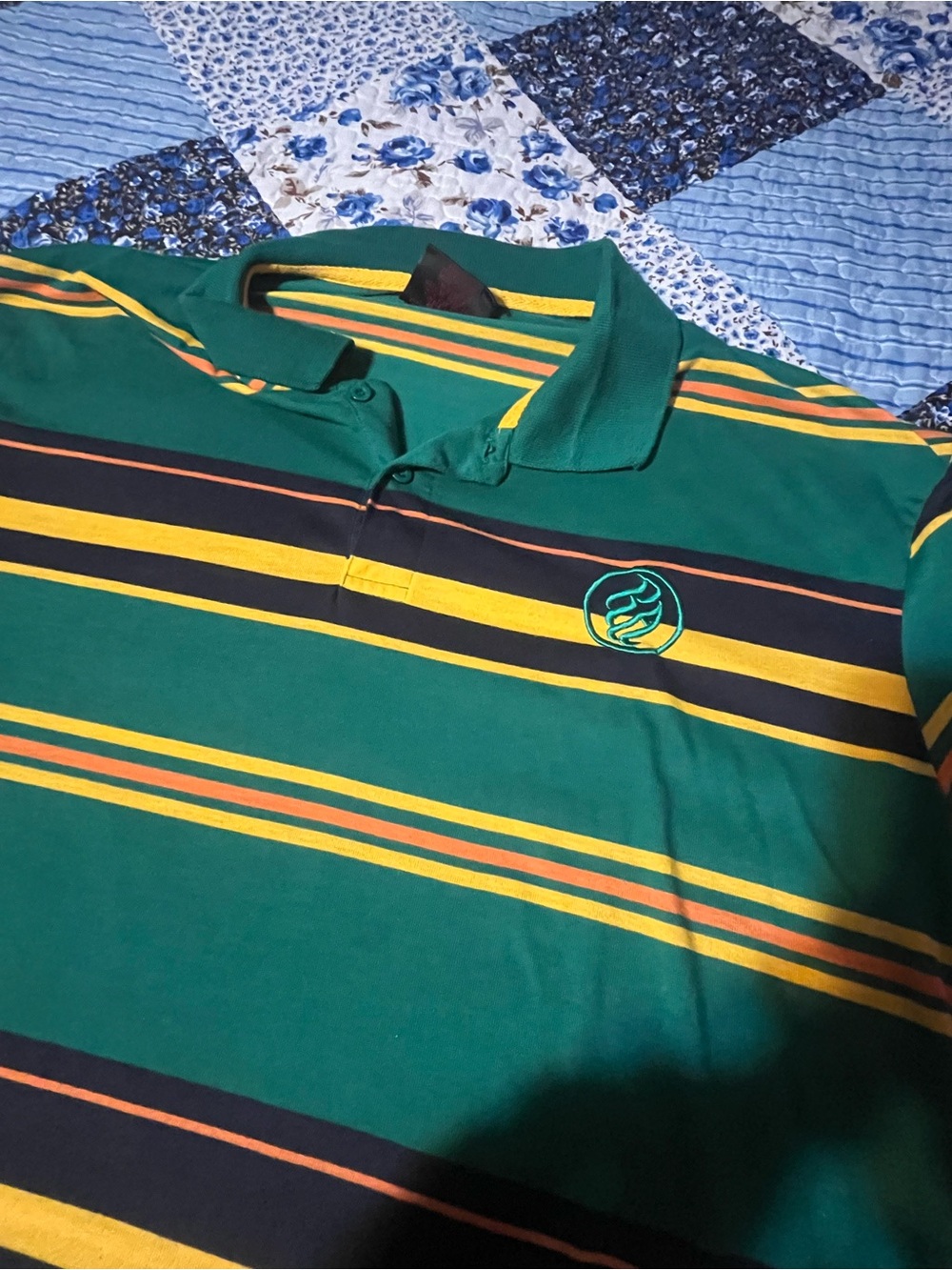 Red Ape Mens 2XL Striped Polo